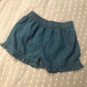 Peek indigo ruffle shorts L 8